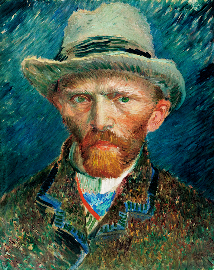  文森特·威廉·梵高  Vincent Willen Van Gogh —— 自画像 (22)1887